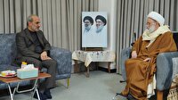 دیدار رئیس رسانه ملی با رهبر شیعیان بحرین در قم