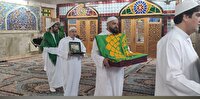 آیین غبار روبی مرقد مطهرحضرت سید جلال‌الدین اشرف (ع) در آستانه اشرفیه