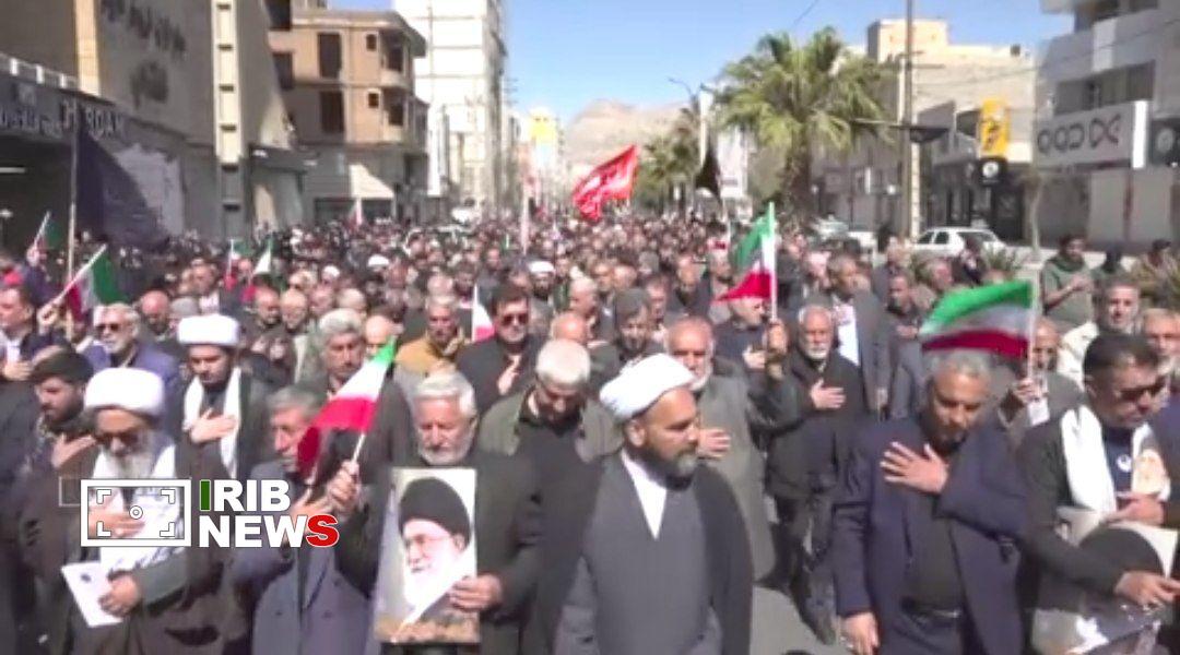 فریاد انتقام خواهی ایلام در سوگ امام شهید امت