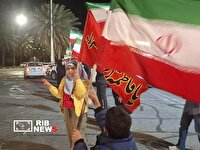 موج سی و هشتم حماسه آفرینی ساکنان و گردشگران کیش در خیابان