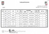 هفته پایانی لیگ برتر فوتسال ۳۰ فروردین پیگیری میشود