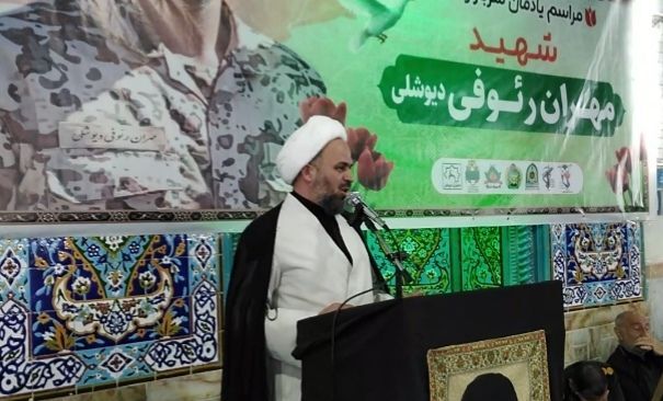مراسم گرامیداشت شهید وطن مهران رئوفی دیوشلی در لنگرود