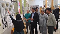 برپایی نمایشگاه هنرجویان میبدی