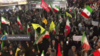 جلوه های اتحاد زنجانی ها در سنگر خیابان