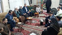ابلاغ سلام رهبر معظم انقلاب اسلامی به خانواده‌های معظم شهدا در رودبار