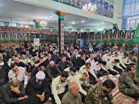نخستین سالگرد شهید سرهنگ توحید مهرپور دارستانی در رودبار