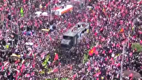 عزاداری مردم ایران برای رهبر شهید به روایت خبرنگار گیلانی