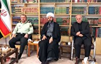 دیدار فرمانده انتظامی گیلان با فرماندار و امام جمعه شفت