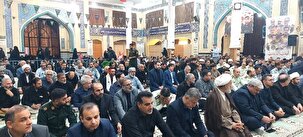 مراسم بزرگداشت قائد امت، تجمعی برای خونخواهی رهبر شهیدمان در آبادان