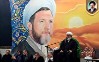 برگزاری مراسم سالگرد روحانی شهید حجت الاسلام والمسلمین محمدحسین افتخاری در فومن