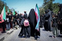 قزوینی ها با شعار ولایت‌مداری زیر پرچم امام حسین(ع) گرد هم آمدند