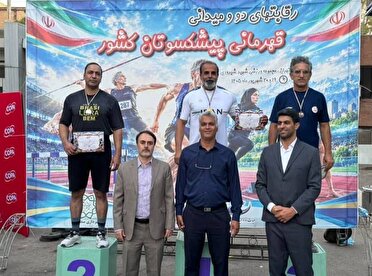 درخشش دو ورزشکار آبادانی در دوومیدانی پیشکسوتان کشور